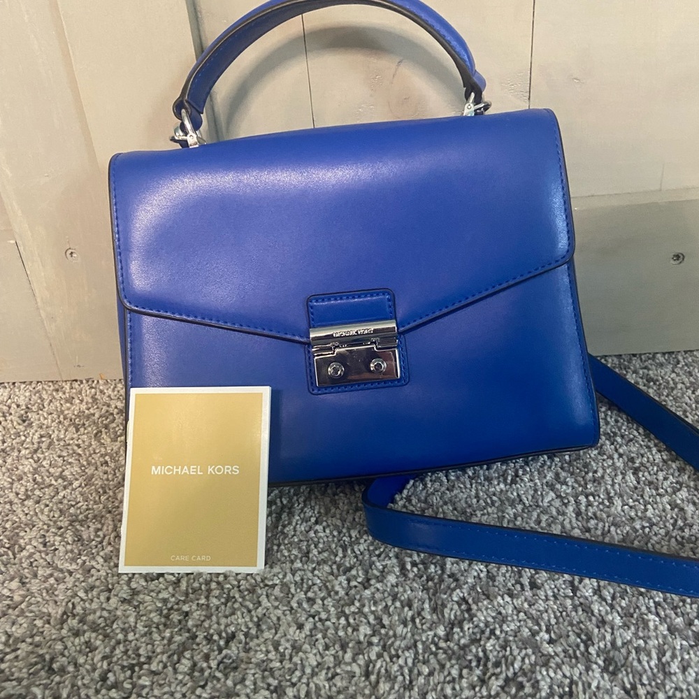 Michael Kors Cobalt Blue Satchel